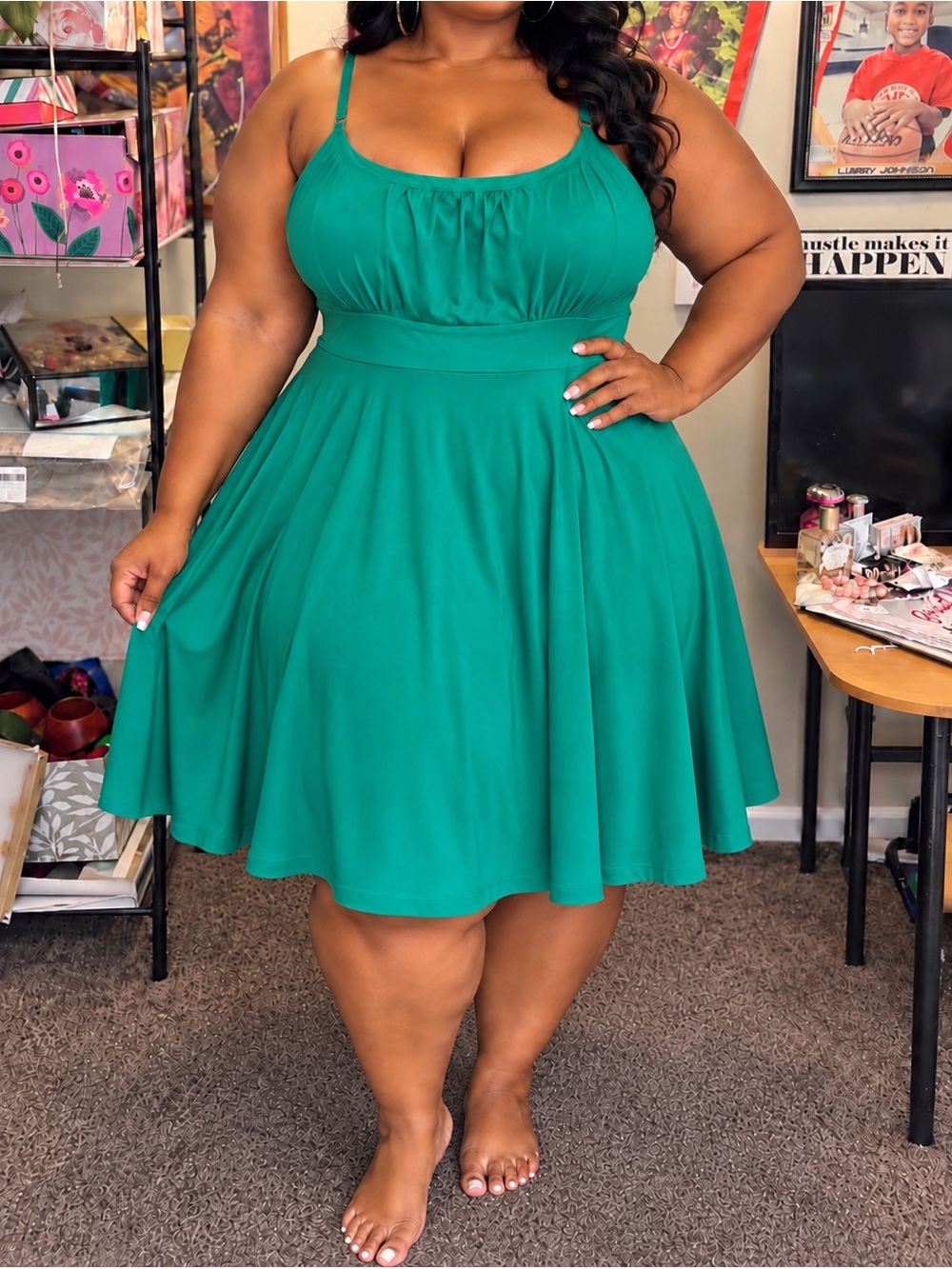 torrid Emerald Green Mini Dress 3X